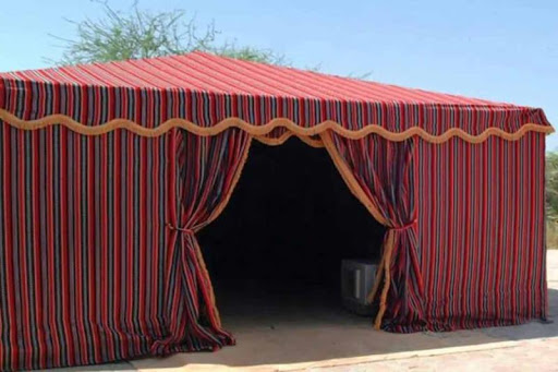 closed tent